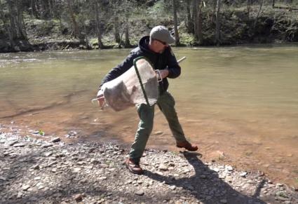 Gov. Justice announces that improved trout stocking method is in place